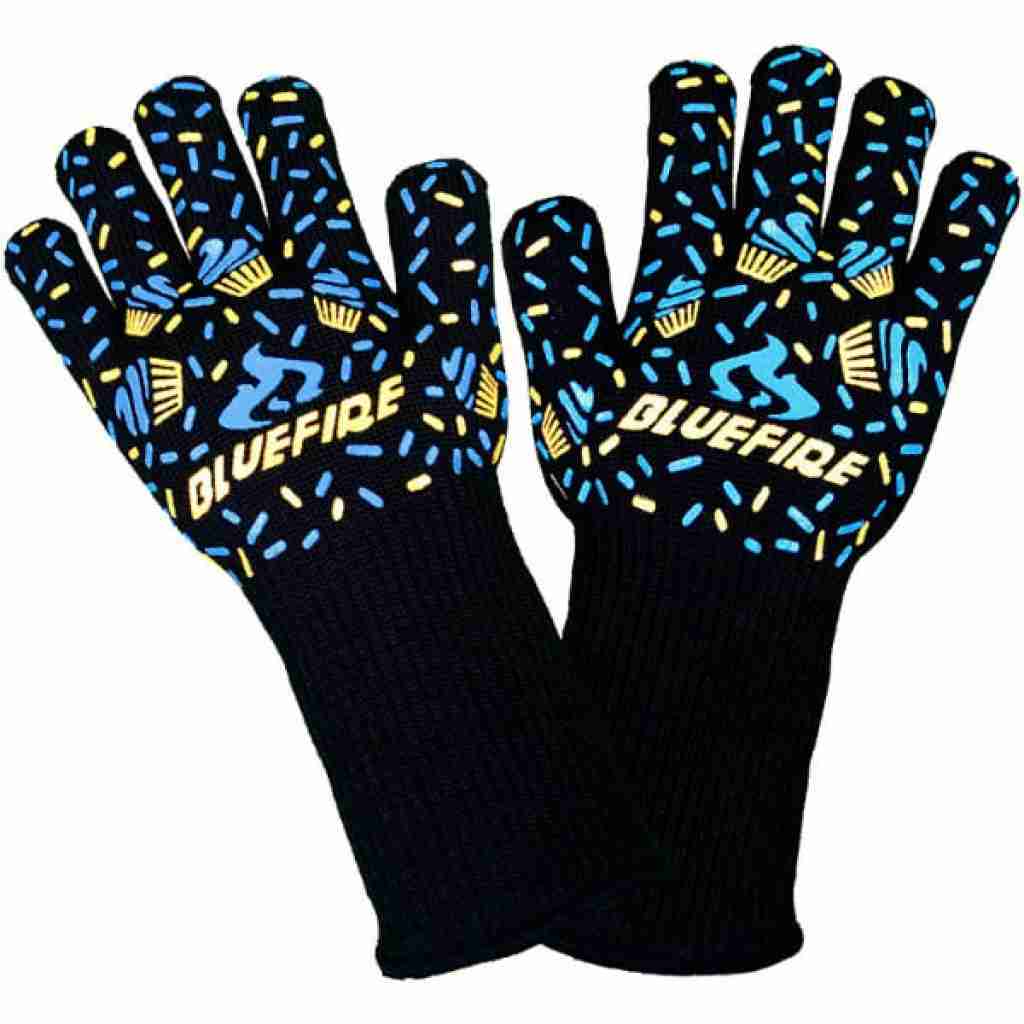 BlueFire Gloves BBQ Grill Firepit Oven Mitts Heat Resistant