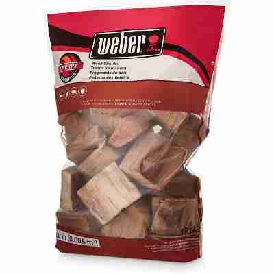 Weber 17142 Cherry Wood Chunks, 350 cu. in.