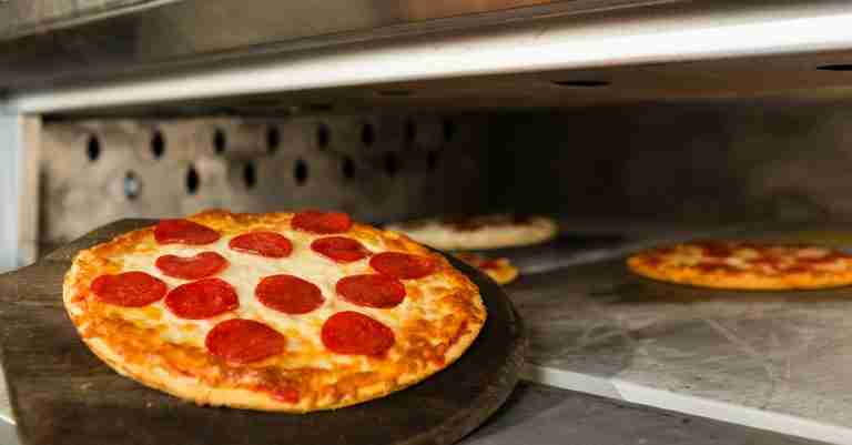 Pizza in Oven