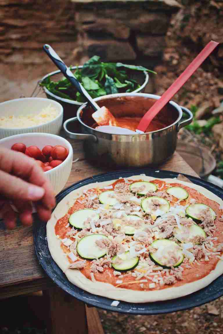 homemade pizza
